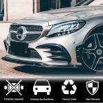 Mercedes Benz W205 C205 A205 Sport C43 AMG Facelift 2019-2021 Front Bumper Fins Full Carbon Fiber/FRP