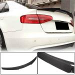 Audi A4 Base B8.5 Sedan Facelift 2013-2016 Rear Trunk Spoiler Carbon Fiber