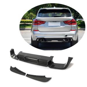 For BMW X3 M F97 Sport Utility 19-21 Carbon Fiber Rear Bumper Diffuser Lip