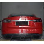 Tesla Model S 2012-2015 Rear Bumper Diffuser Carbon Fiber