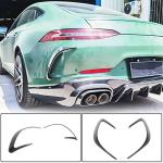 Mercedes Benz AMG GT43 GT50 GT53 Sedan 19-21 Rear Bumper Vents Carbon Fiber