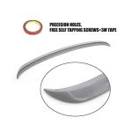 Unpainted Gray Primer Rear Trunk Spoiler Wing for BMW 5 2005-2008