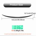 Bentley Bentayga Sport Utility 2016-2019 Rear Trunk Spoiler Dry Carbon Fiber
