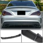 Mercedes Benz CLA Class W117 C117 CLA45 AMG Pre-facelift 2013-2016 Rear Bumper Diffuser Carbon Fiber