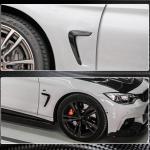BMW 4 Series F32 F33 F36 2014-2019 Side Air Fender Vents Dry Carbon Fiber