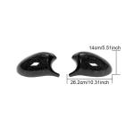 BMW 3 Series E90 E91 05-07 E92 E93 06-09 Mirror Covers LHD Pair Carbon Fiber