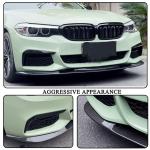 Carbon Fiber Front Lip for BMW G30 5 Series M Sport 4-Door 2017-2019 530i 540i M-tech Bumper Air Dam Lower Chin Splitter Protection Body Kit