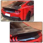Carbon Fiber Rear Trunk Lid Cover Compatible with Ford Mustang EcoBoost/GT/Dark Horse/S650 2024-2025 Replacement Rear Trunk Spoiler Boot Panel Cover Trim Bodykit