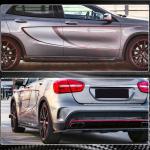 Mercedes Benz X156 GLA45 AMG Pre-facelift 2015 2016 Side Skirts Carbon Fiber