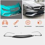 Mercedes Benz (W117) C117 CLA220 CLA250 Sport Facelift 2017-2019 Front Bumper Lip Carbon Fiber/FRP