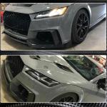 Audi TT RS 8S MK3 2016-2019 Front Bumper Lip Carbon Fiber