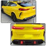 Carbon Fiber Rear Bumper Diffuser for BMW X6M F96 Sport Utility 4-Door 2020-2024 Lower Bumper Lip Diffuser Body Kit Factory Outlet