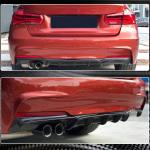 BMW 3 Series F30 M Sport 2012-2018 Rear Bumper Diffuser Carbon Fiber/FRP/ABS