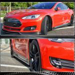 Tesla Model S 2014-2020 Side Skirts Carbon Fiber