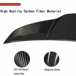 Carbon Fiber Trunk Spoiler for Infiniti G35 G25 G37 Q40 2007-2015