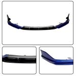 Front Bumper Lip Splitter for Honda Accord 2021-2022 Still Night Pearl Blue | Front Lip Splitter Air Dam Bumper Protection Spoiler Splitter 3PCS