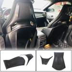 Mercedes Benz A35 A45 C43 C63 AMG S CLA35 GLA45 AMG Seat Back Covers Dry Carbon Fiber