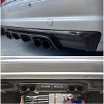 BMW 3 Series E46 M3 Coupe 2000-2006 Rear Bumper Diffuser Carbon Fiber