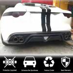 Jaguar F-TYPE X152 Convertible 2-Door 2014-2019 Rear Bumper Diffuser Carbon Fiber