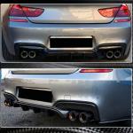 BMW 6 Series F06 F12 F13 640i 650i M Sport M6 2013-2018 Rear Bumper Diffuser Carbon Fiber/FRP
