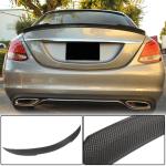 Mercedes Benz C-Class W205 2015-2021 Rear Trunk Spoiler Carbon Fiber