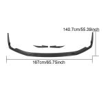 Subaru BRZ Coupe 2017-2020 Front Bumper Lip Carbon Fiber