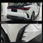 Lexus RX Series RX350 Sport Utility 4-Door 2023+ Rear Bumper Splitters Carbon Fiber