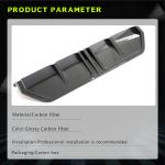 Carbon Fiber Rear Bumper Diffuser for BMW 3 Series G20 G28 320i 330i M Sport Sedan 4-Door 2022-2023