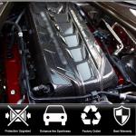 Chevrolet Corvette C8 2020-2022 Engine Cover Dry Carbon Fiber