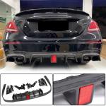 Mercedes Benz W213 Sport E43 E53 E63 AMG 2017-2019 Carbon Fiber Rear Diffuser