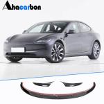 For Tesla Model 3 2023 Carbon Fiber Front Bumper Lip Spoiler