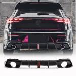 Volkswagen VW Golf 8 MK8 GTI 2021+ Rear Bumper Diffuser Carbon Fiber