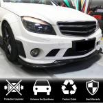 Mercedes Benz W204 C63 AMG Pre-facelift 2008-2011 Front Bumper Lip Carbon Fiber