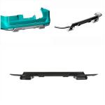 Mercedes Benz V Class W447 2016-2019 Rear Bumper Diffuser Carbon Fiber