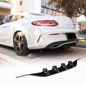 Mercedes Benz (W205) C205 A205 Sport C43 Pre-facelift 2015-2019 Rear Bumper Diffuser Carbon Fiber