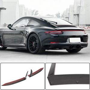 Porsche 911 Carrera 4 GTS 2017 Rear Bumper Splitter Carbon Fiber