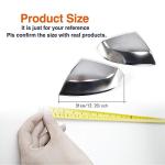 Alloy Side Mirror Cover for Audi Q7 Without Side Lane Assist 2015-2017