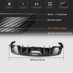 Ford Mustang V6 V8 GT 2015-2017 Rear Bumper Diffuser Carbon Fiber