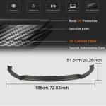 Mercedes Benz C257 Sport CLS53 AMG 2018-2020 Front Bumper Lip Carbon Fiber