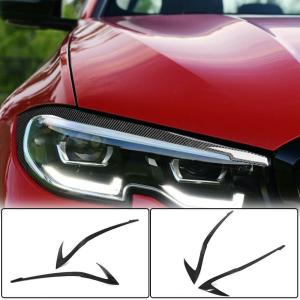 BMW 3 Series G20 2019-2021 Headlight Eyebrows Eyelids Dry Carbon Fiber