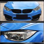 BMW F32 F33 F36 F80 M3 F82 F83 M4 Headlight Eyebrows Lamp Eyelids Dry Carbon Fiber
