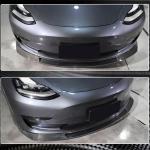 Tesla Model 3 2016-2022 Front Bumper Lip Carbon Fiber