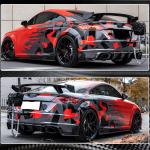 Audi TT Sline TTS TTRS MK3 8S 2015-2018 Rear Bumper Splitters Carbon Fiber