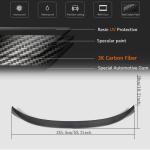 BMW X6 F16 Sport Utility 2015-2019 Rear Trunk Spoiler Carbon Fiber