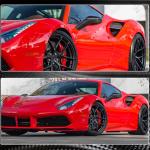 Ferrari 488 GTB Spider 2015-2019 Side Air Intake Vents Dry Carbon Fiber