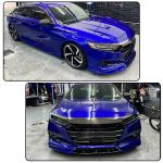 Front Bumper Lip Splitter for Honda Accord 2021-2022 Night Pearl Blue | Lower Chin Lip Front Bumper Spoiler Splitter Protector 3pcs