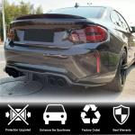 BMW 2 Series F87 M2 M2C 2016-2020 Rear Bumper Diffuser Carbon Fiber (With LED Brake Light)