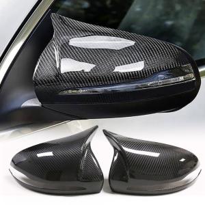 Mercedes Benz W205 W238 C238 A238 W213 W222 X253 Mirror Caps Add-on Style Dry Carbon Fiber