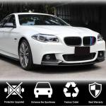 BMW 5 Series F10 M Sport 2012-2016 Front Bumper Lip Spoiler Carbon Fiber