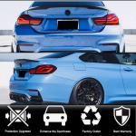 Empennages Rear Trunk Spoiler for BMW F82 M4 Coupe 2014-2020 Carbon Fiber
